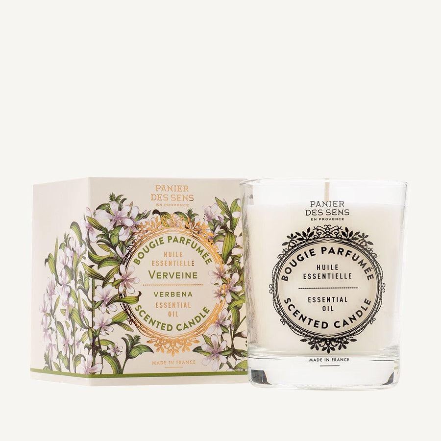 Bougie parfumée - Parfum Verveine Relaxante 180g - Panier des Sens