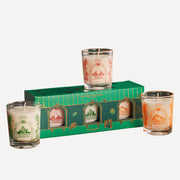 Coffret bougies parfumées - Gourmande, Boisée, Épicée 3x70g - Panier des Sens