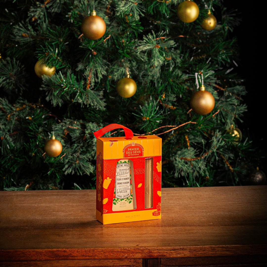 Coffret de Noël - Duo Eau de toilette roll-on et Crème pour les mains - Fleur d'Oranger - Panier des Sens