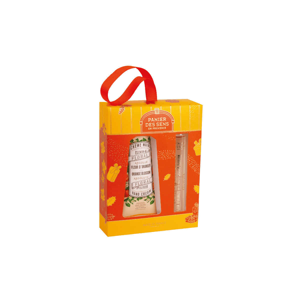 Coffret de Noël - Duo Eau de toilette roll-on et Crème pour les mains - Fleur d'Oranger - Panier des Sens