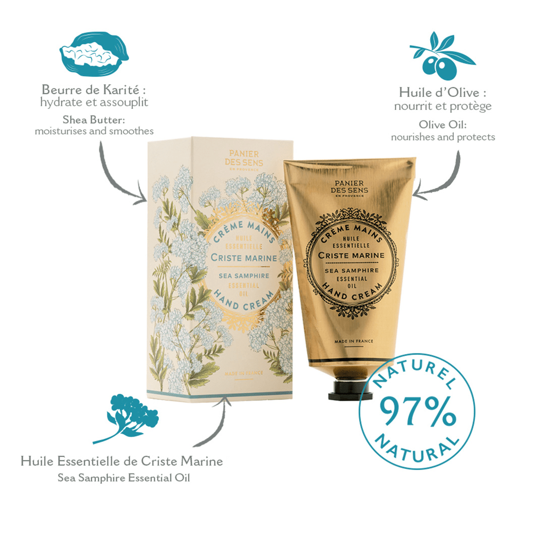 Crème pour les mains - Criste Marine Tonifiante 75ml - Panier des Sens