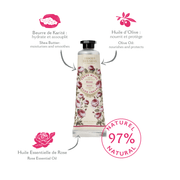 Crème pour les mains - Rose Envoûtante 30ml - Panier des Sens