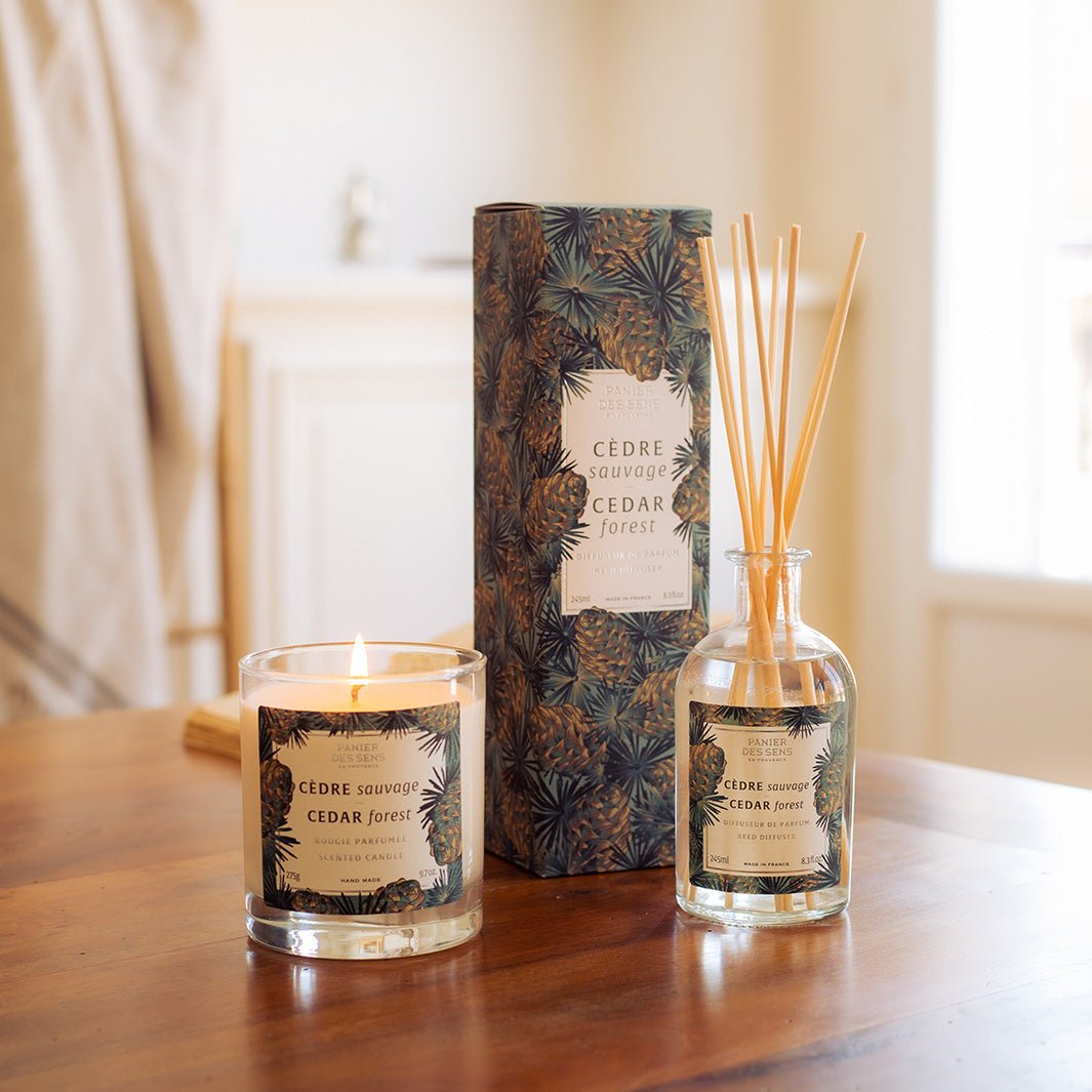 Diffuseur de parfum d'ambiance - Cèdre Sauvage - Panier des Sens