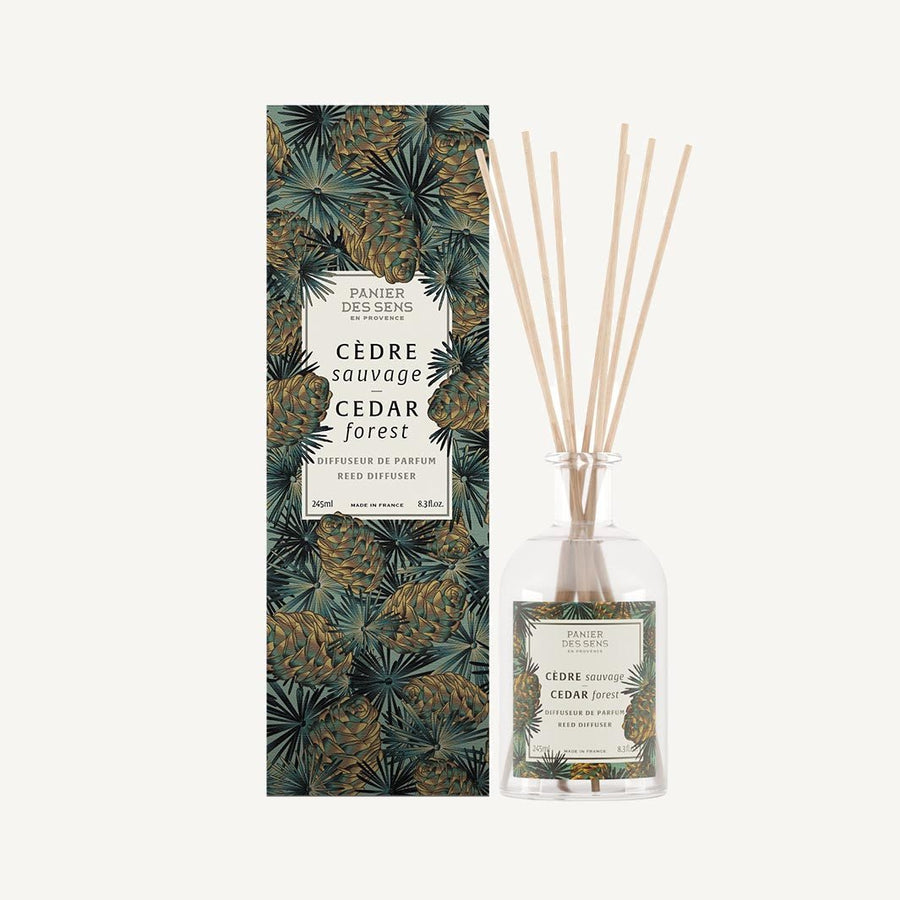 Diffuseur de parfum d'ambiance - Cèdre Sauvage - Panier des Sens