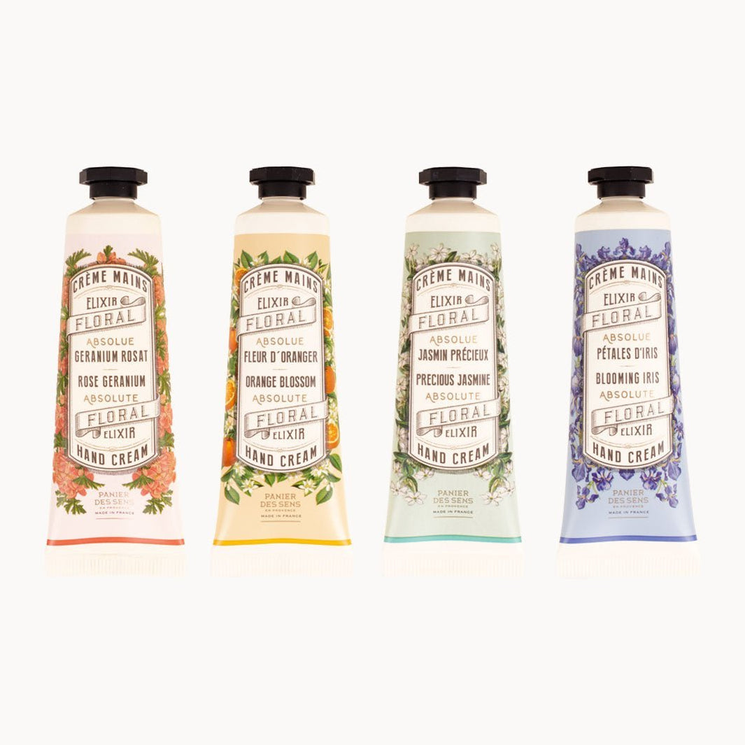 Pack de 4 crèmes pour les mains aux absolues de parfum - 4 x 30ml - Panier des Sens
