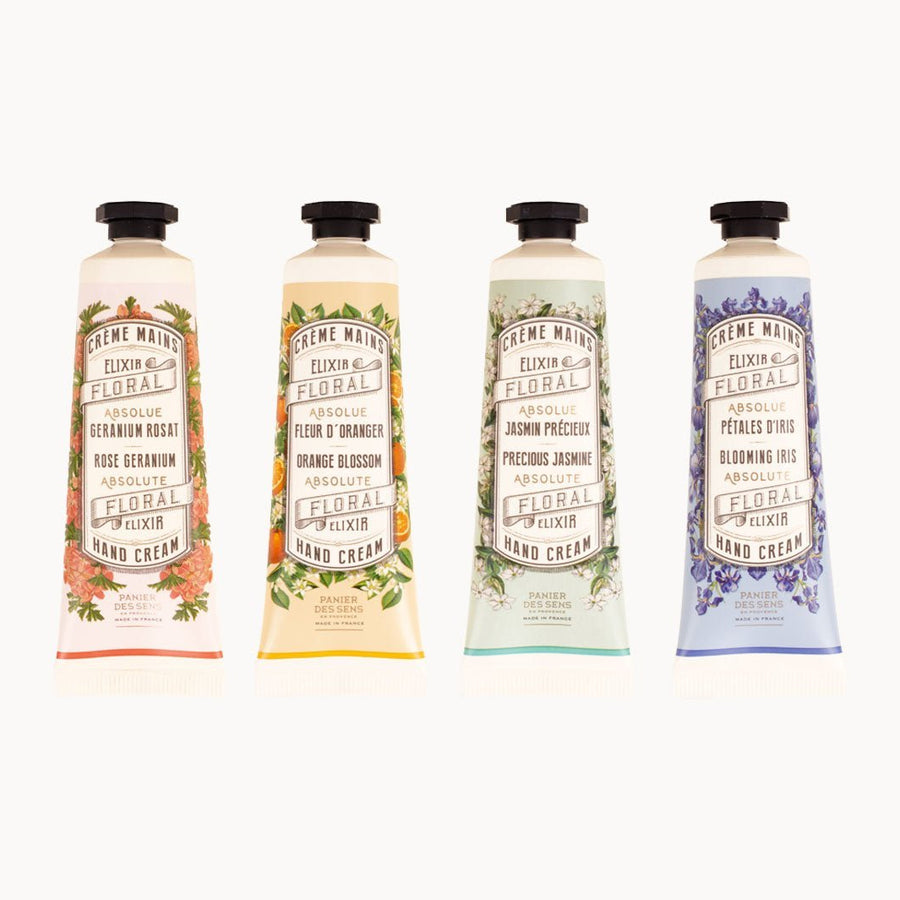 Pack de 4 crèmes pour les mains aux absolues de parfum - 4 x 30ml - Panier des Sens