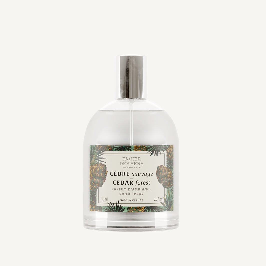 Parfum d'ambiance naturel - Cèdre Sauvage 100ml - Panier des Sens