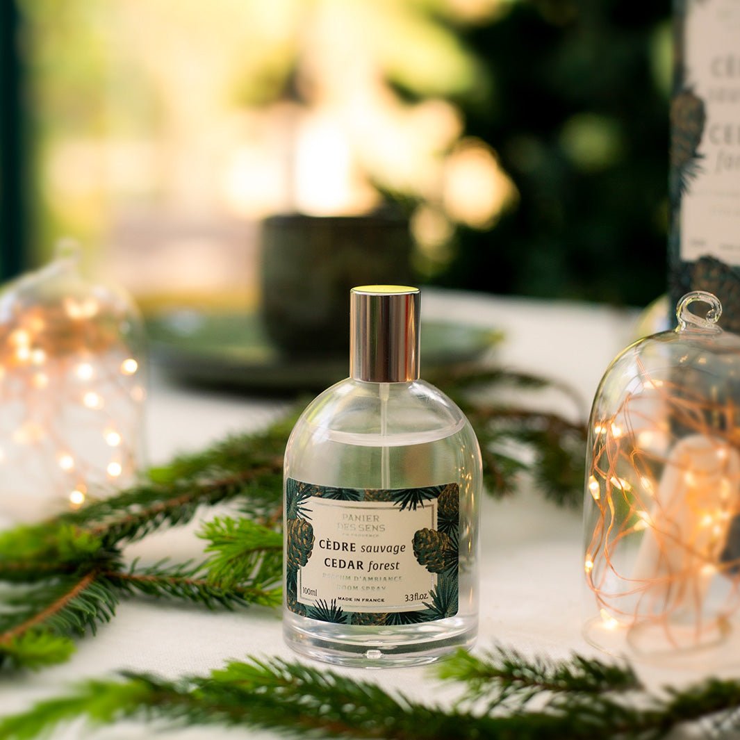 Parfum d'ambiance naturel - Cèdre Sauvage 100ml - Panier des Sens