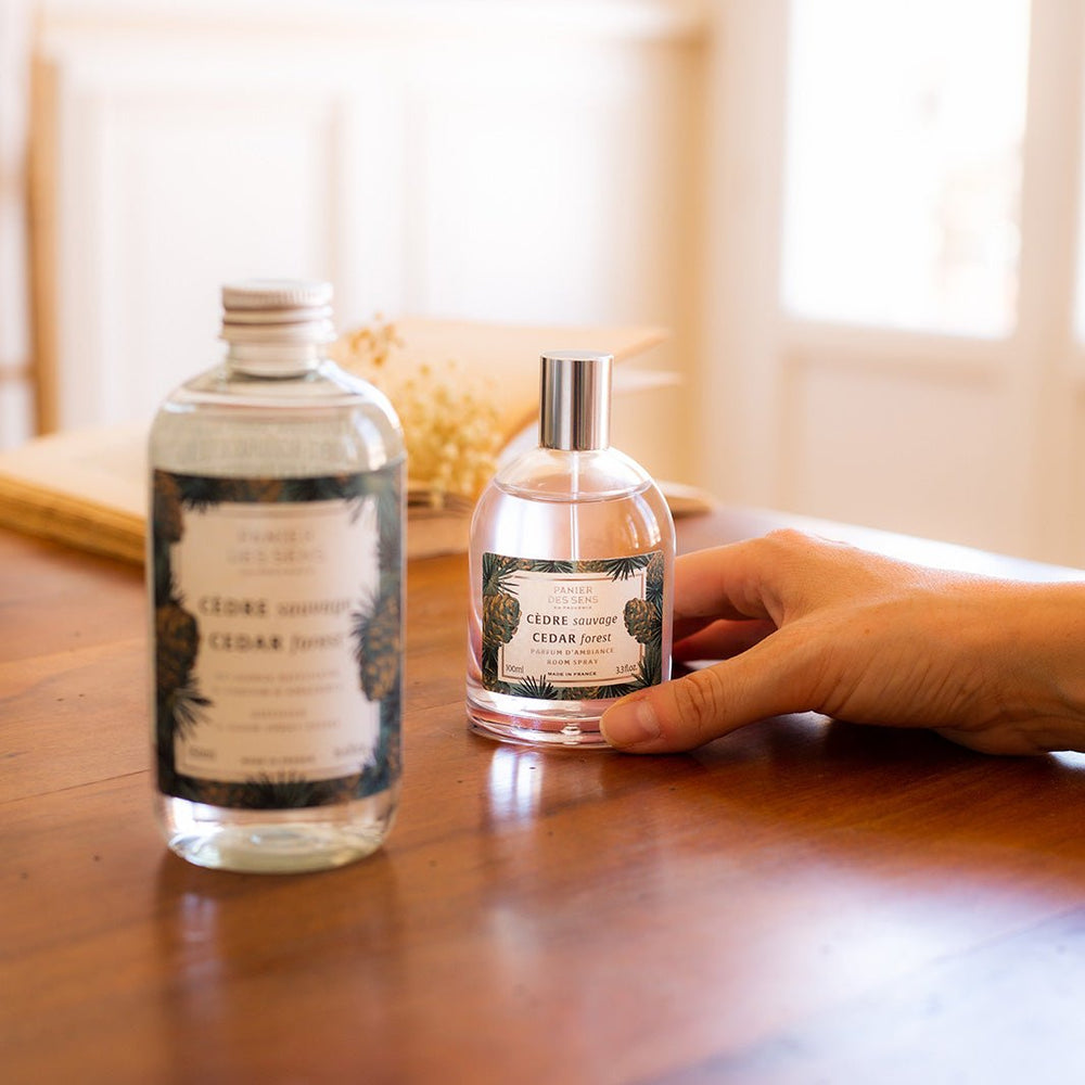 Recharge diffuseur et parfum d'ambiance - Cèdre Sauvage 250ml - Panier des Sens